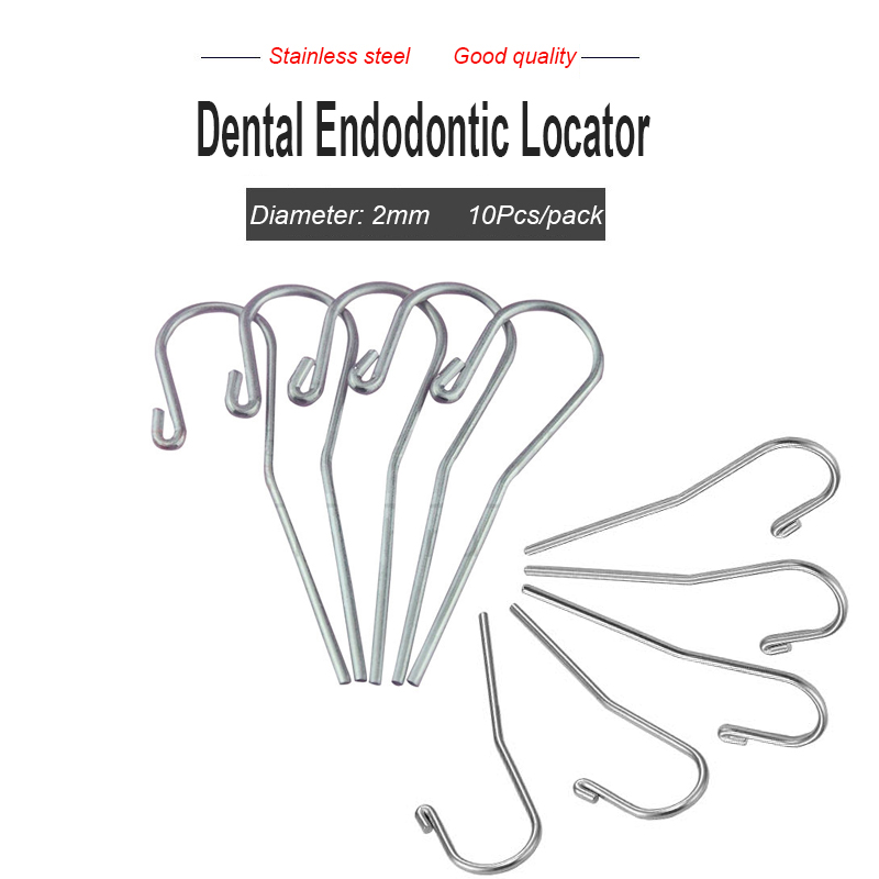 Best of 10Pcs Stainless Steel Dental Endodontic Locator Dentist Materials Apex Root Canal Hooks Tooth Repair Dentistry Accessories 2MM Reviews & Tips