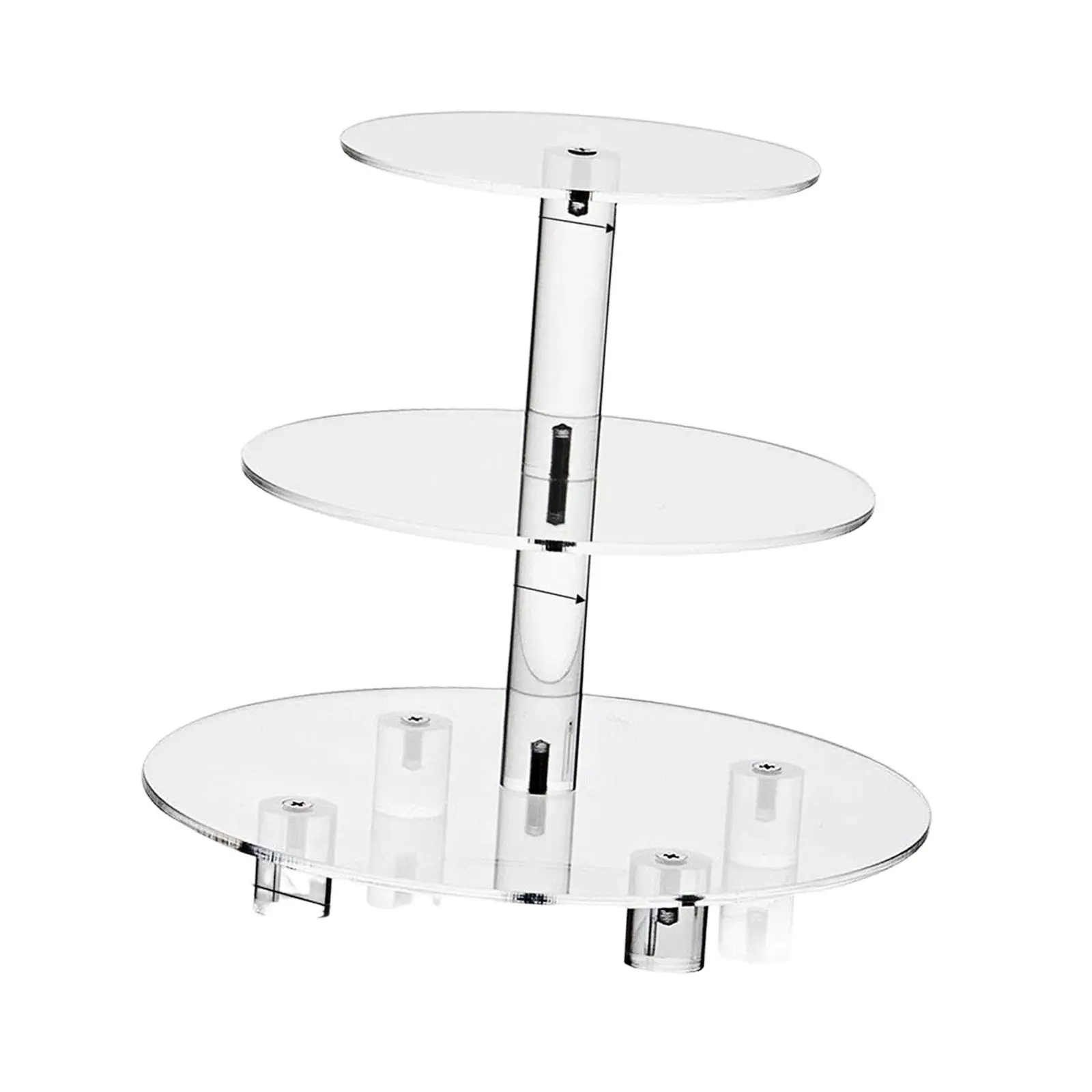 Acrylic Cake Stand Display Stand Detachable Cupcake Stand for Baby Showers