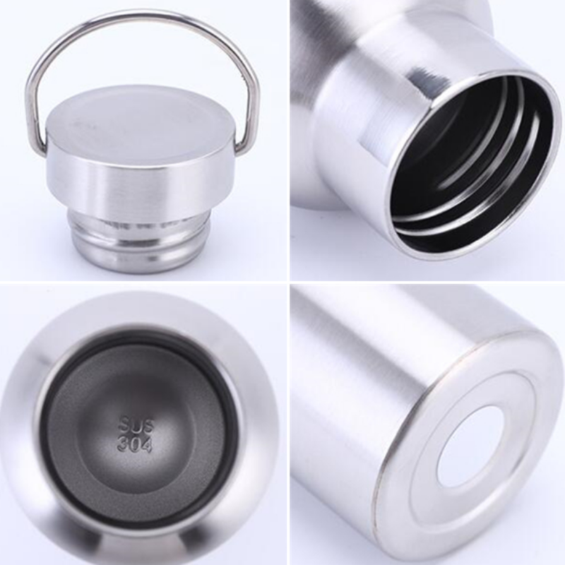 Description Picture 4 of item350/500/1000ml Double Wall Stainles Steel Water Bottle Thermos Bottle Hot and Cold Insulated Vacuum Flask Sport Travel Camping