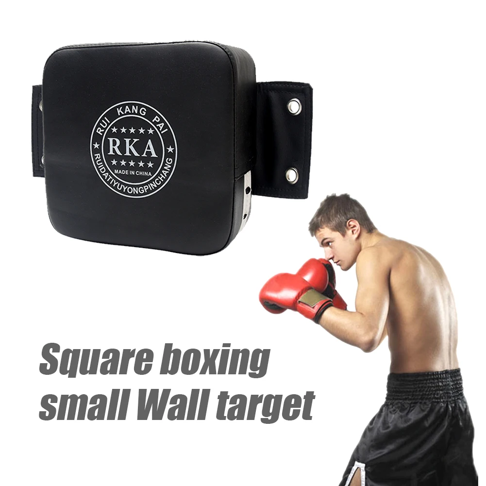 SKYHY224 Boxing Bag PU Leather Gym Target Taekwondo Training Wall Fitness Square Durable Guard Accessory 