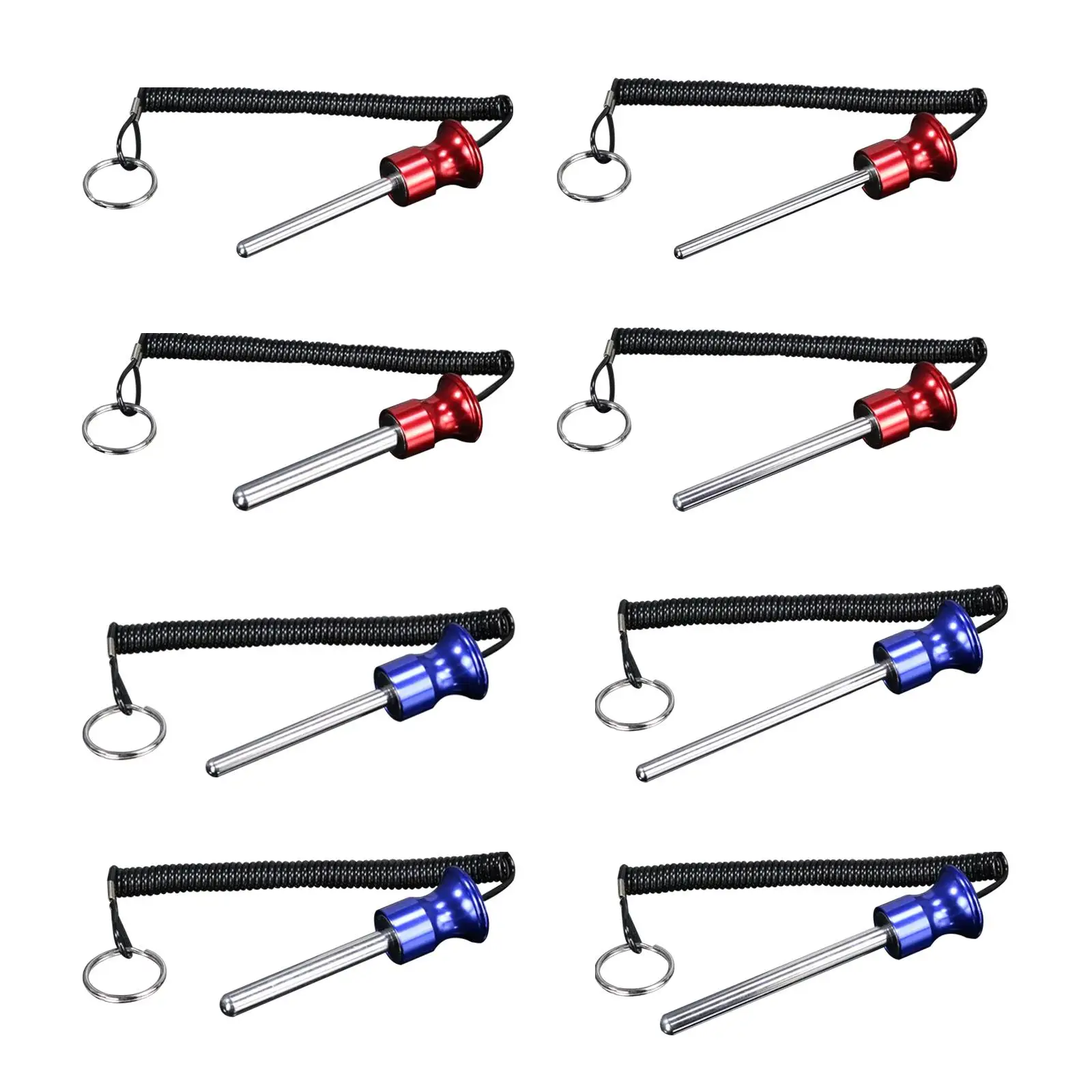 Universal  Weight Stack Pin Fitness with Laynard Training Accessories Replacement Selector Key Detent Hitch Pins Home Gym