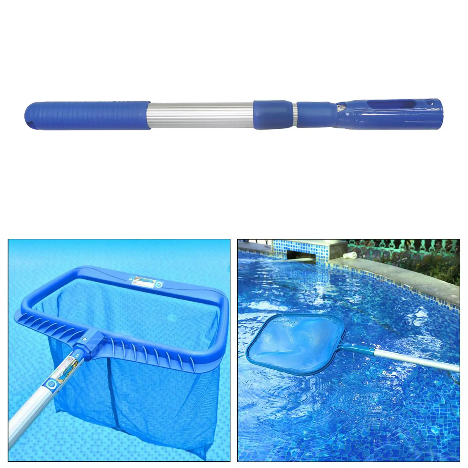 Adjustable Aluminum Swimming Pool Telescopic Pole Net Lightweight