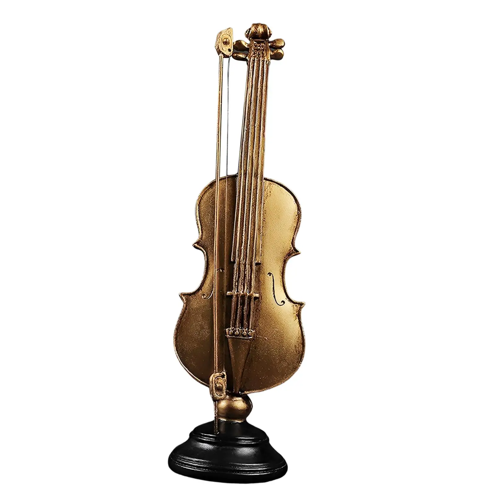 Violin Model Musical Instrument Model Collection Decorative Ornament Home Room Decoration With Gift Box