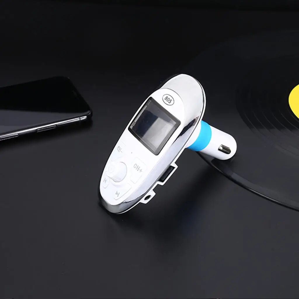 USB Car Charger Wireless Bluetooth LCD FM Handsfree Car MP3 Player