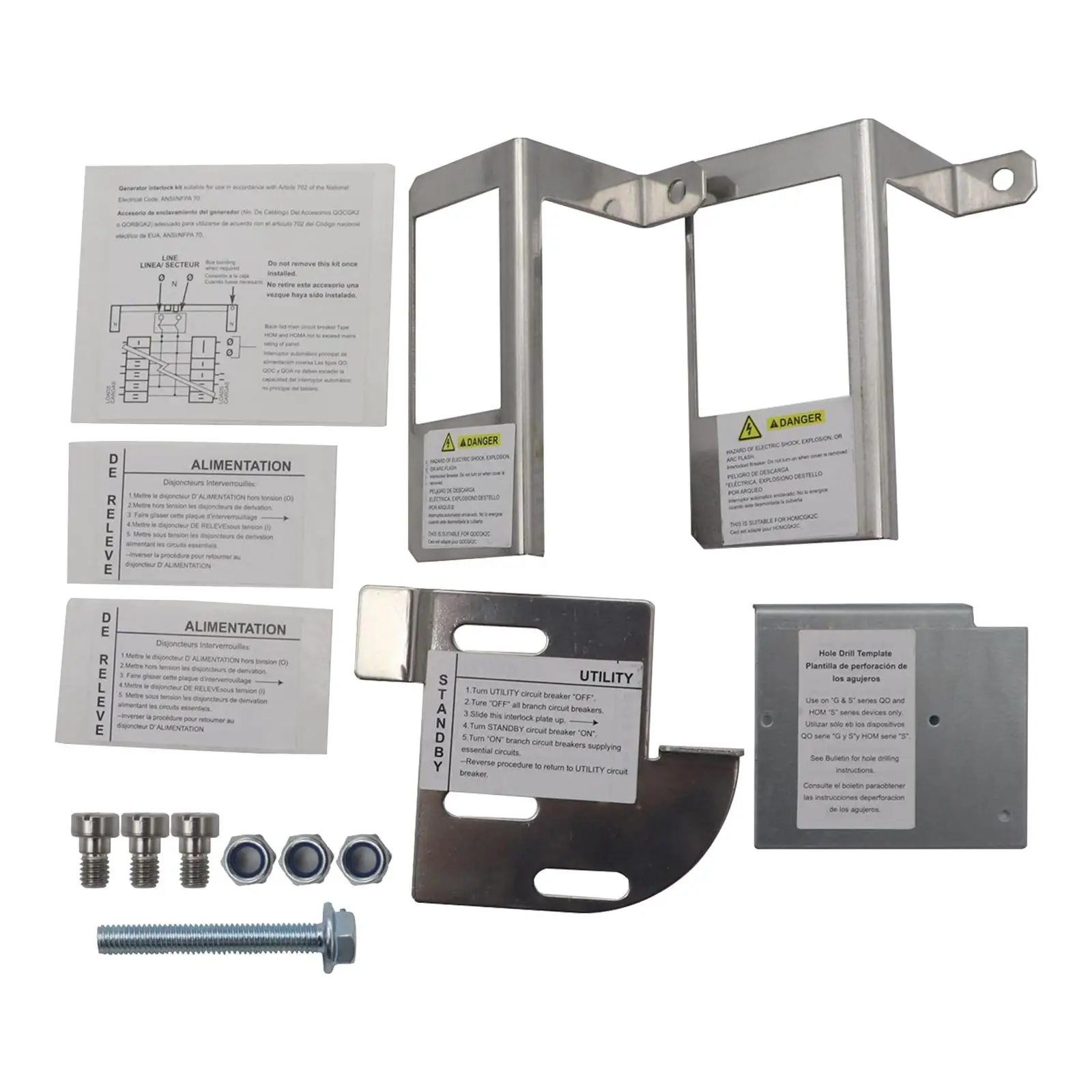 Generator Interlock Kits 150A-225A Panel Professional Easy Assembly