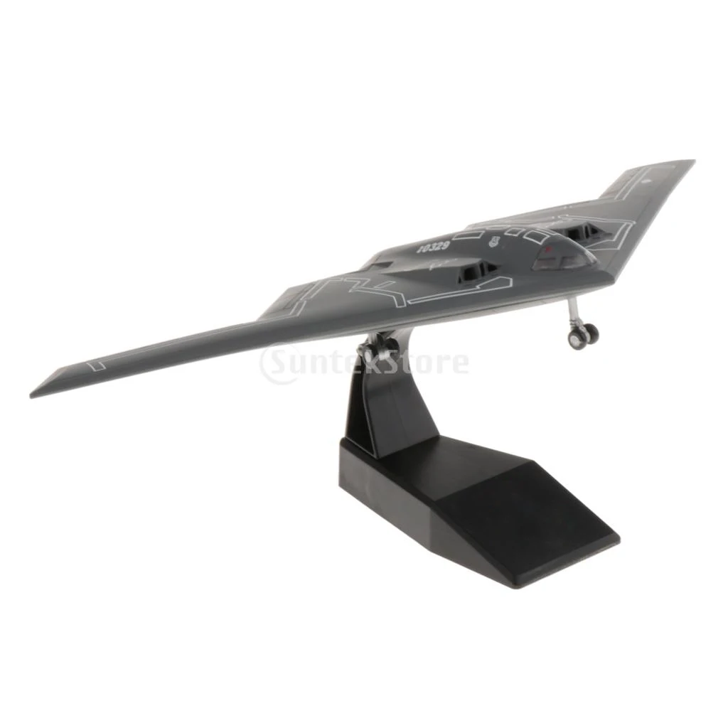 B-2 Fighter 1/200  Diecast   Display Model on Stand , Bookshelf, Desktop Decorations