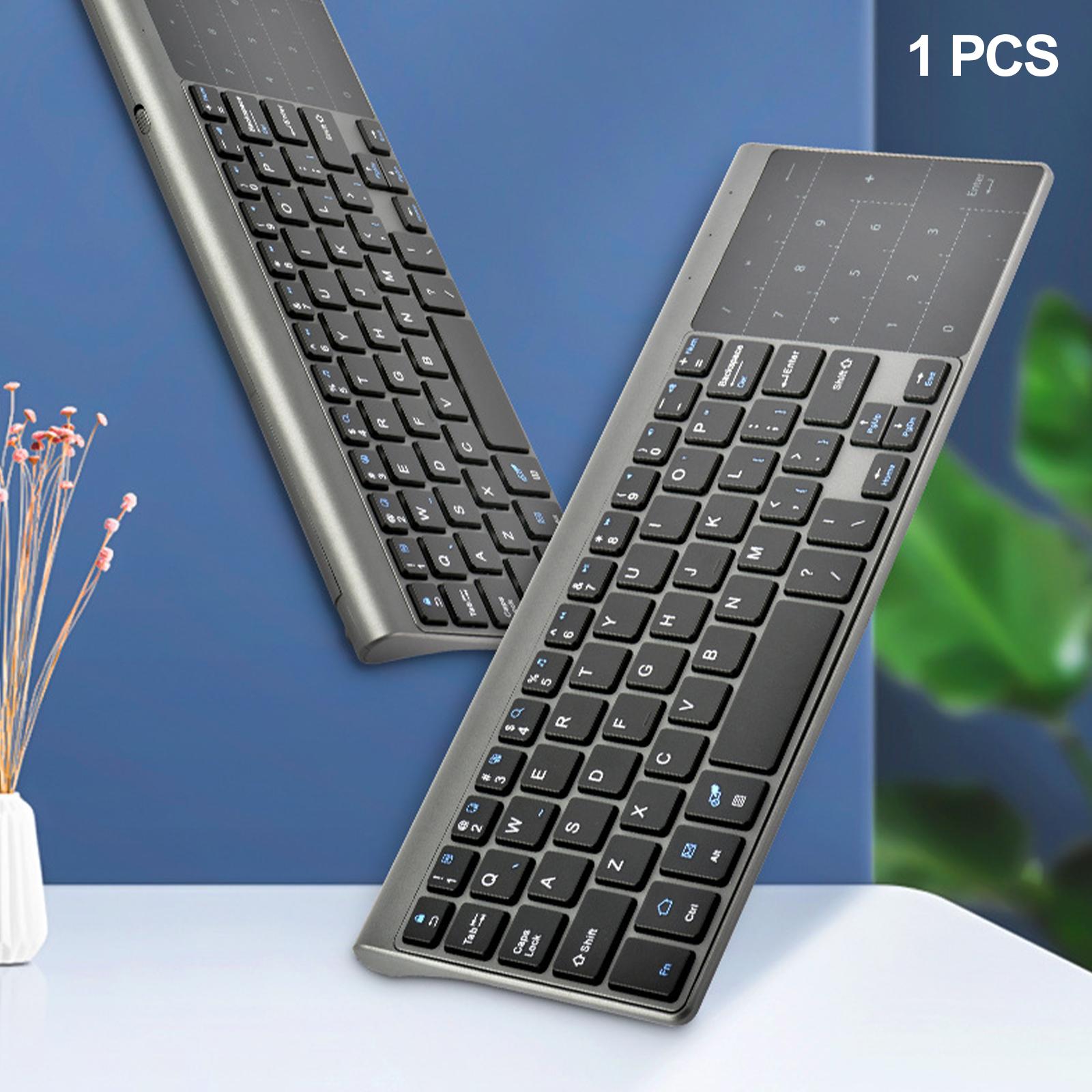 Mini Wireless Keyboard with USB Receiver Sensitive for PC Notebook Remote Keyboard Mouse Combo Portable Sensitive Touchpad Slim