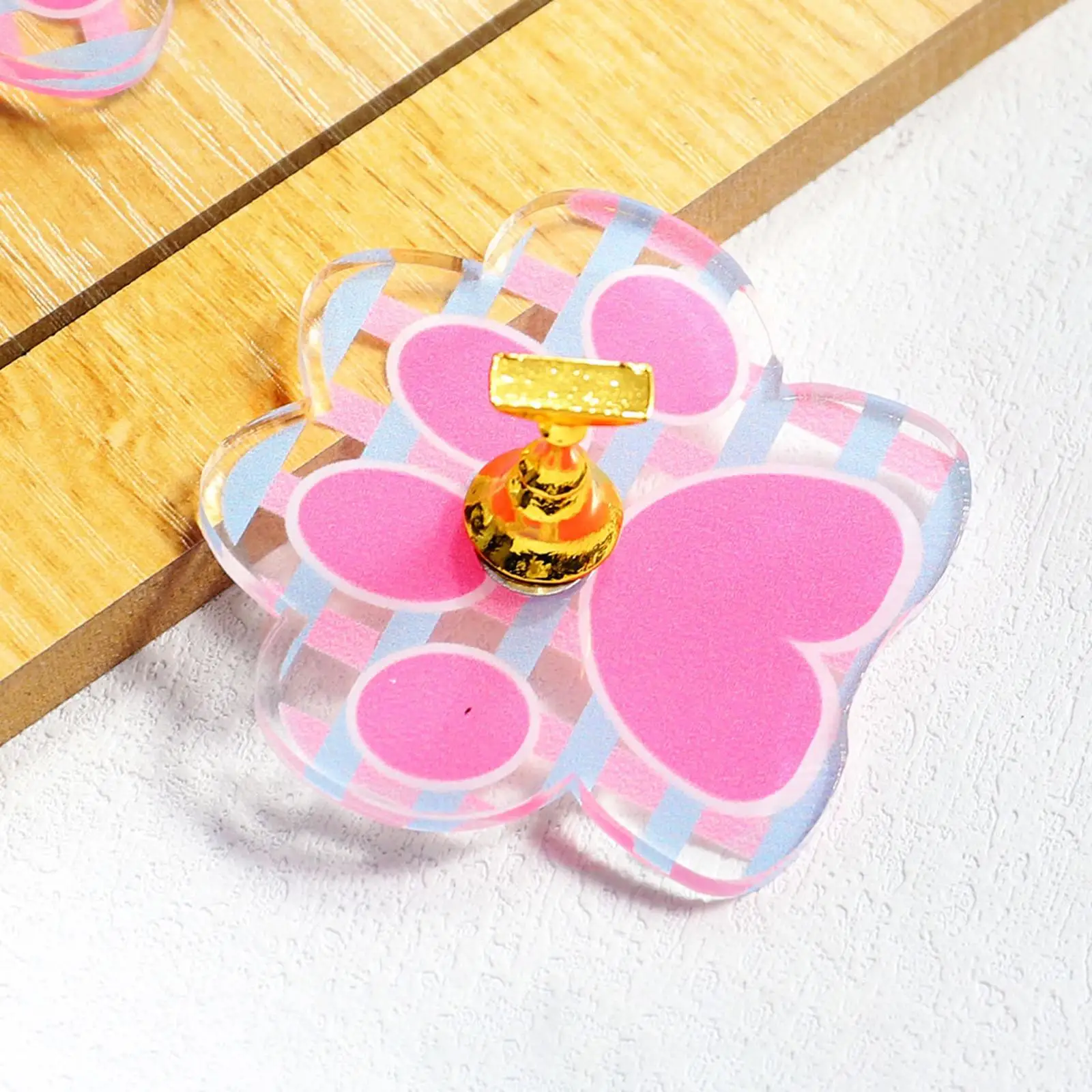 Cute Nail Art Practice Display Stand Magnetic Acrylic Nail Tips Holder