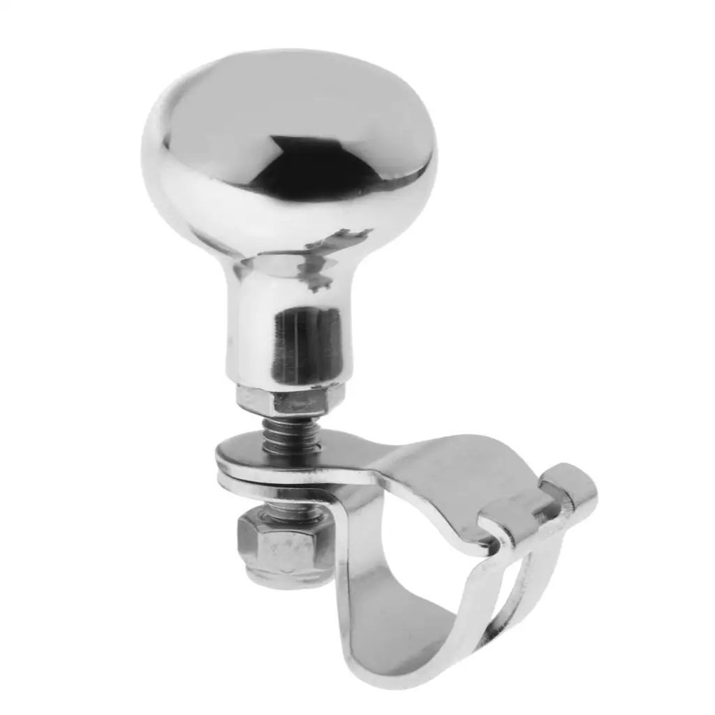 Stainless Steel Marine Sport Steering Wheel Knob Control Handle  Boot Accs