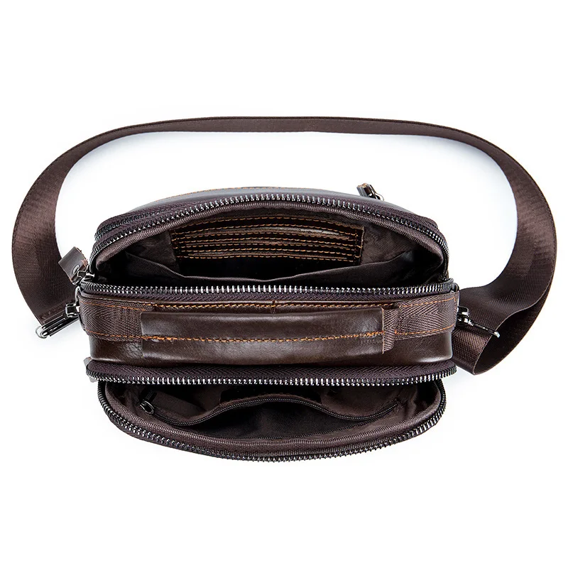 New Handbag Men's Bag Genuine Leather Shoulder Bag Husband luxury ...