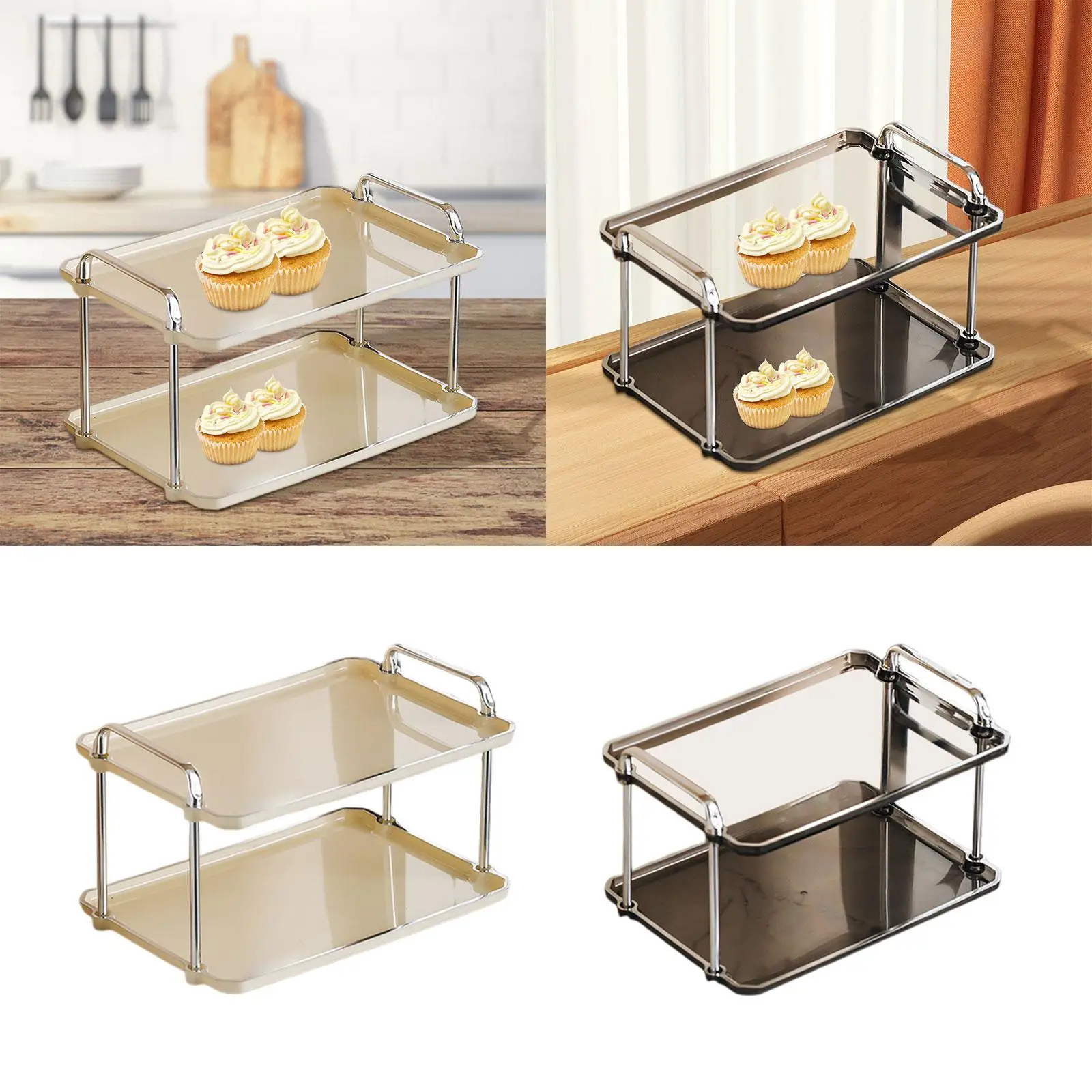 Countertop Shelf Organizer Multiuse for Tabletop Housewarming Gift Bathroom