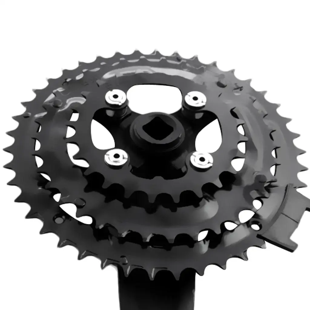 Removable Bike Crankset Aluminum Alloy 7/Chainwheel Sprocket 24-34-42T