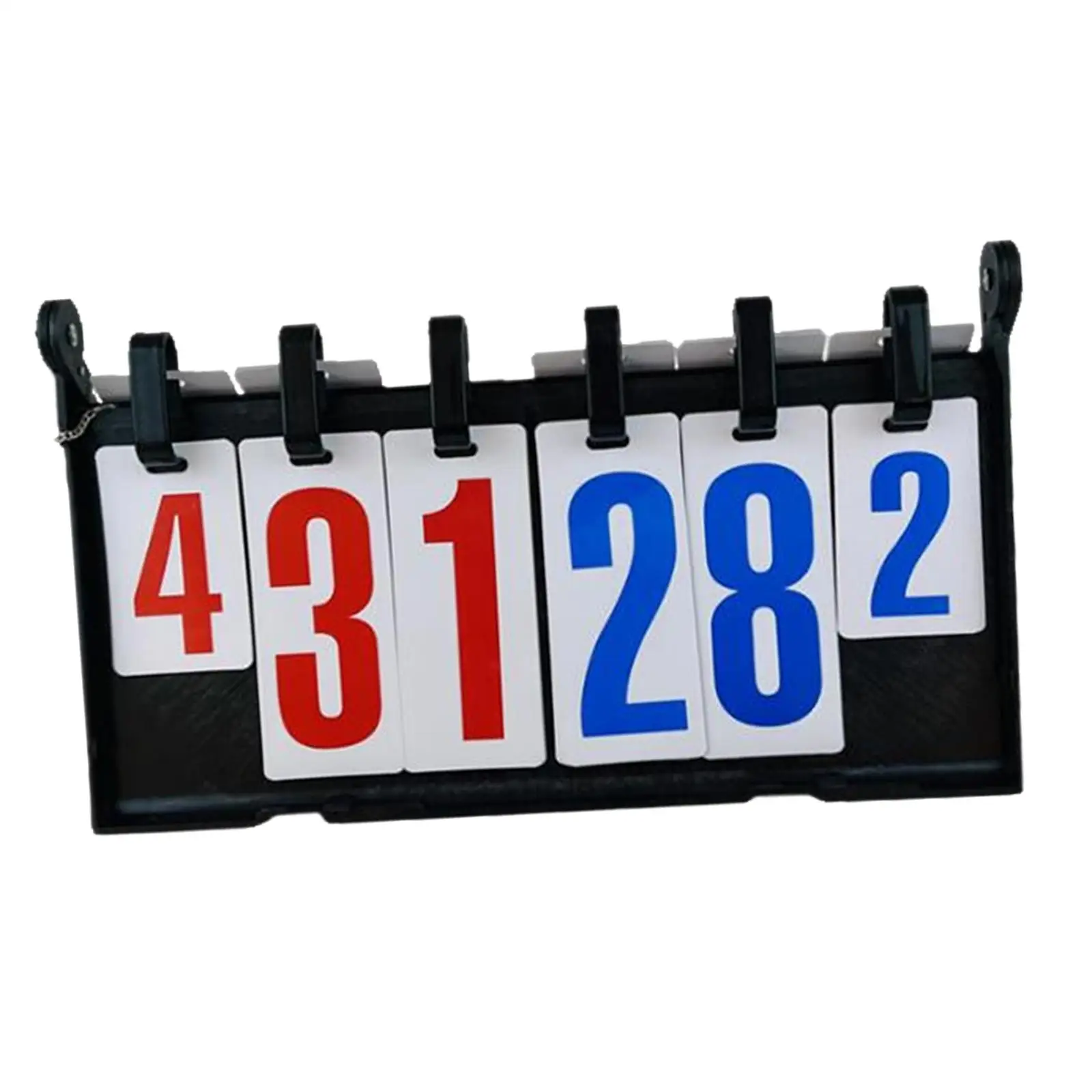 Tabletop Scoreboard 6 Digital Score Keeper Professional for Basketball Soccer Team Games Indoor Outdoor Sports Volleyball