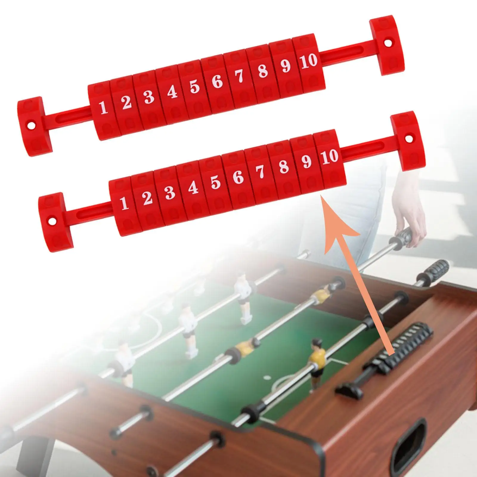 2x Universal Foosball Counter Scoring Units  Keepers Standard Foosball Tables Football Machine Accessories  Game