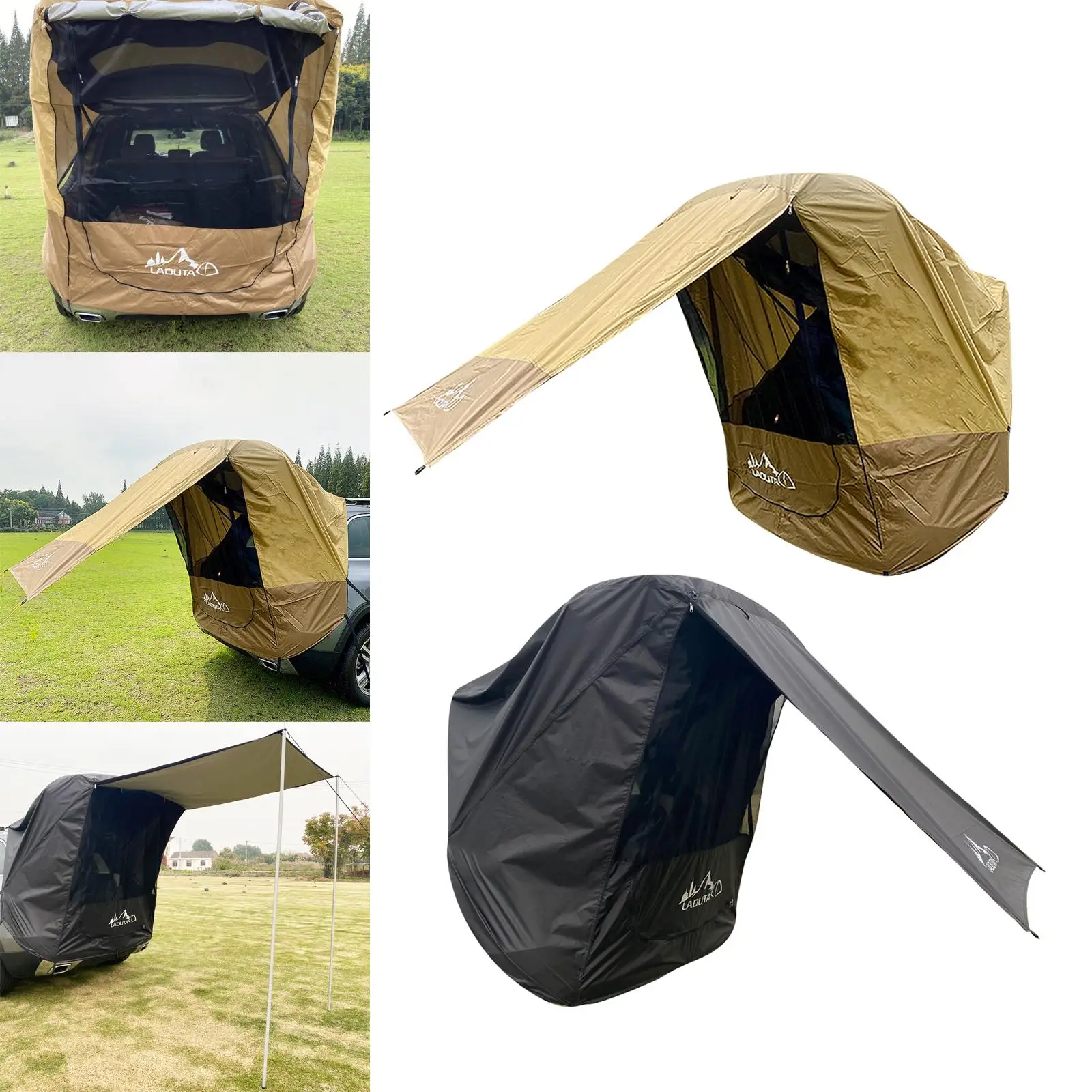 Sun Shelter SUV Trunk Tent Awning Car Tail Extension Canopy Picnic Camping
