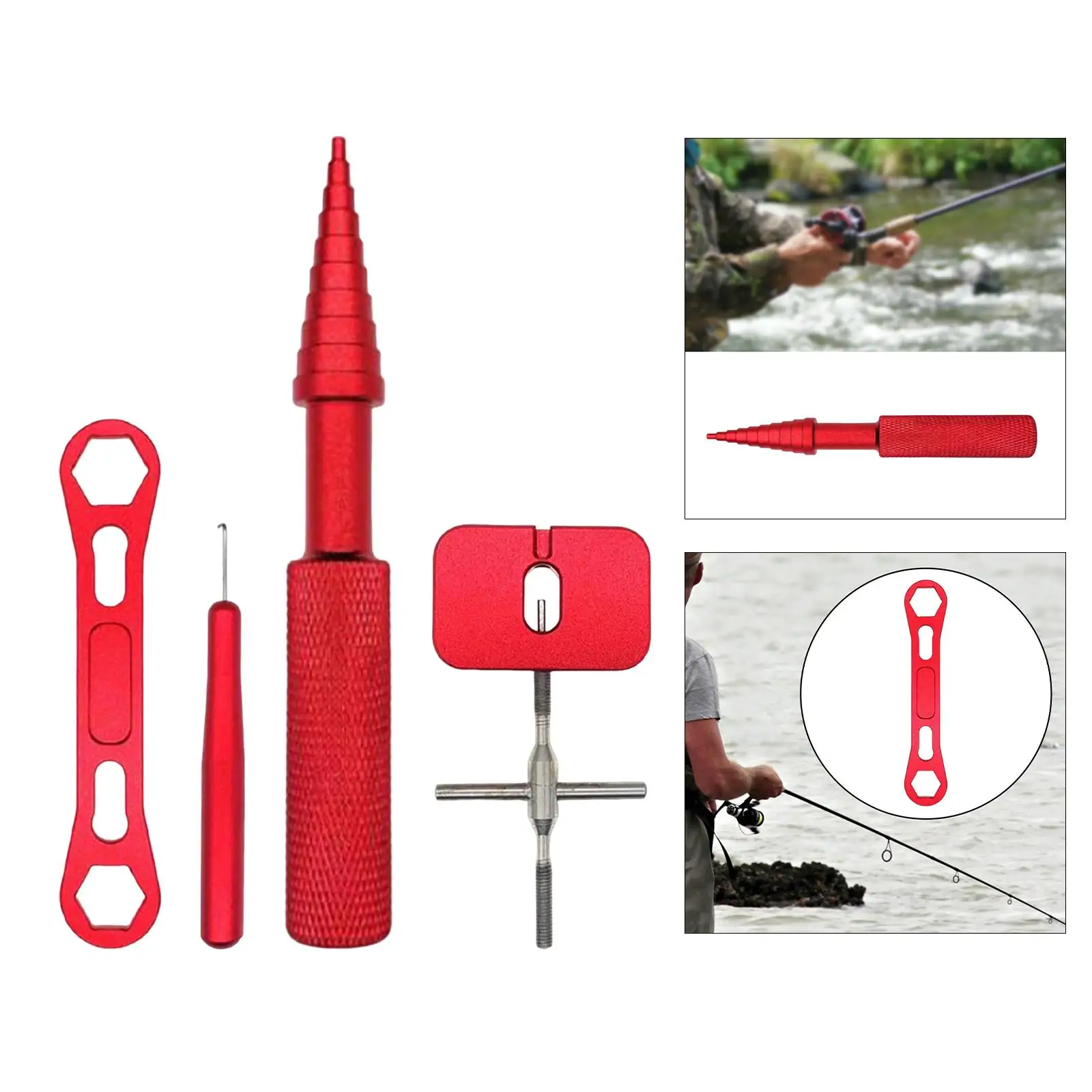 Fishing Reel Removal Tool Metal Fishing Wheel Disassembly Set for Outdoor Activities