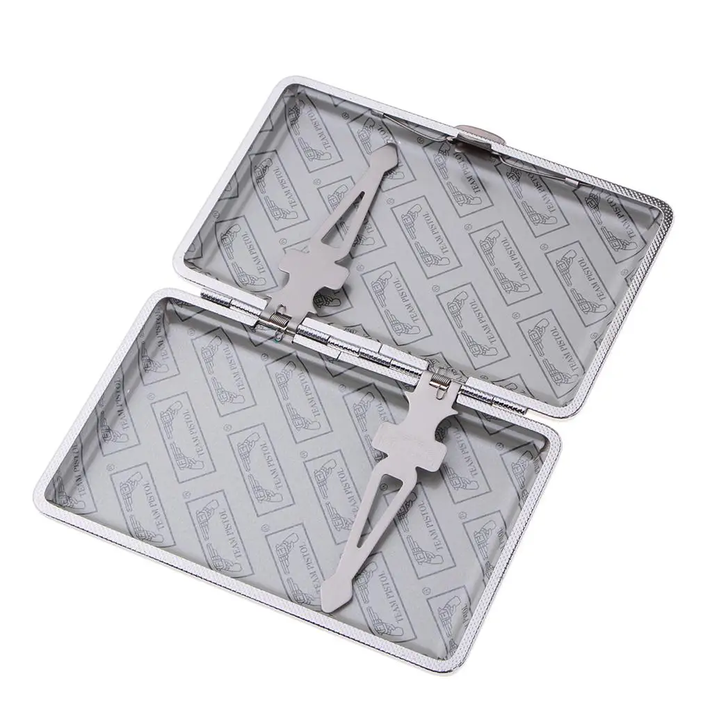 14Pcs Slim Metal Storage   Case Box for