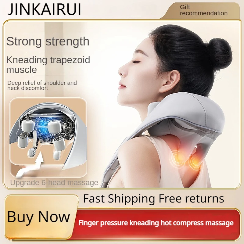 Best of Neck Massager For Pain Relief Rechargeable Trapezius Muscle Kneading Shoulder Cervical Spine Multifunction Body Home Massagers Reviews & Tips