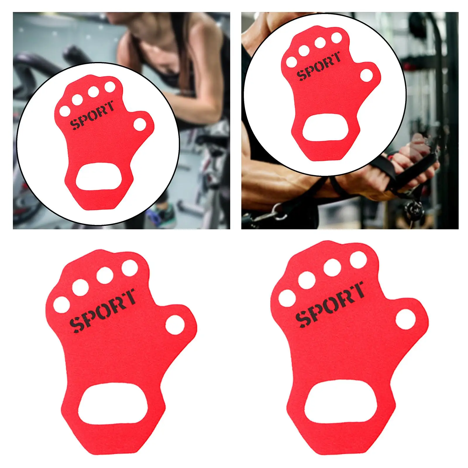 Workout Gloves Palm Protector for Left Hand for Bodybuilding Men Women