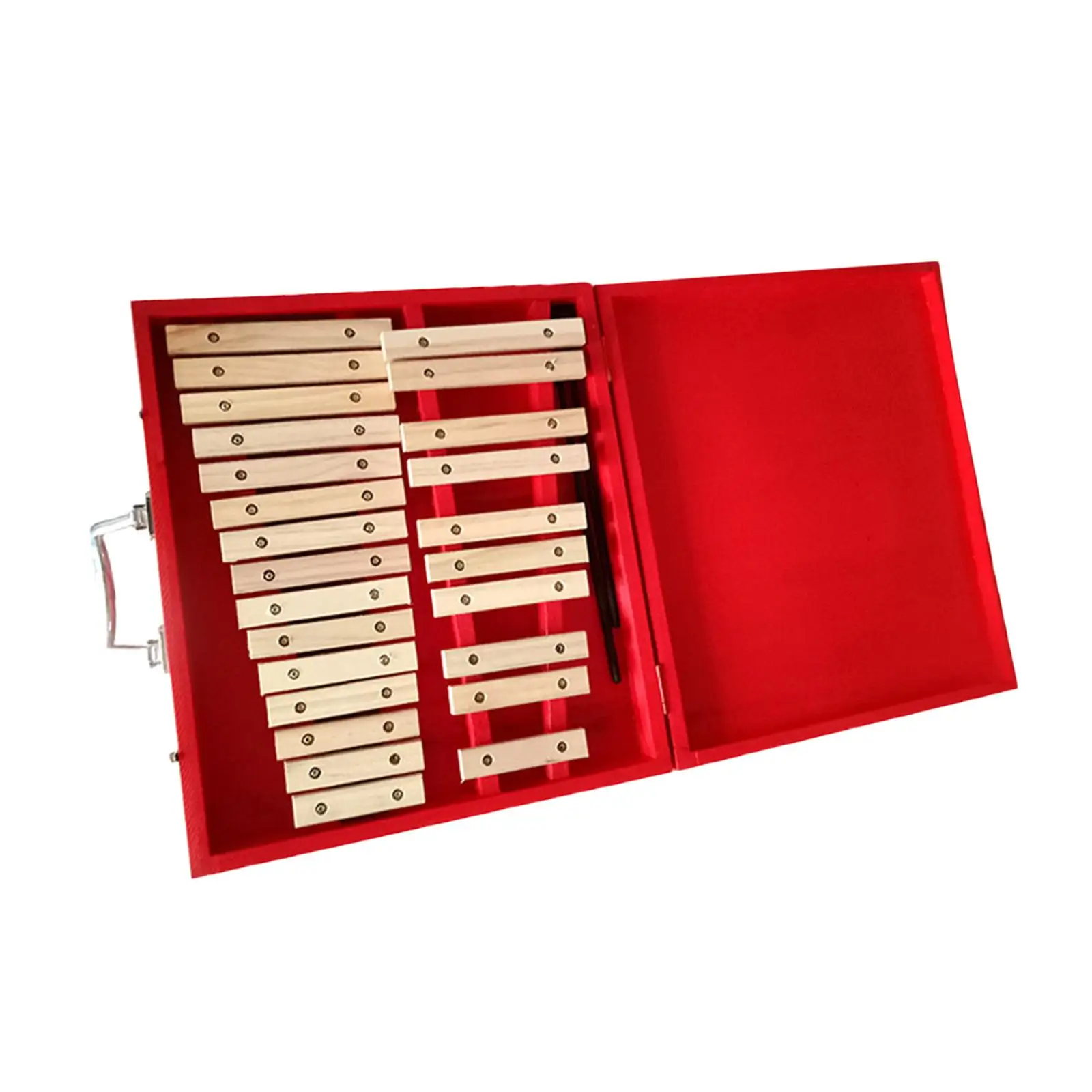 25 Notes Glockenspiel Kids Xylophone Glockenspiel Learning Ages 3+ Percussion Instrument with Mallets for Preschool