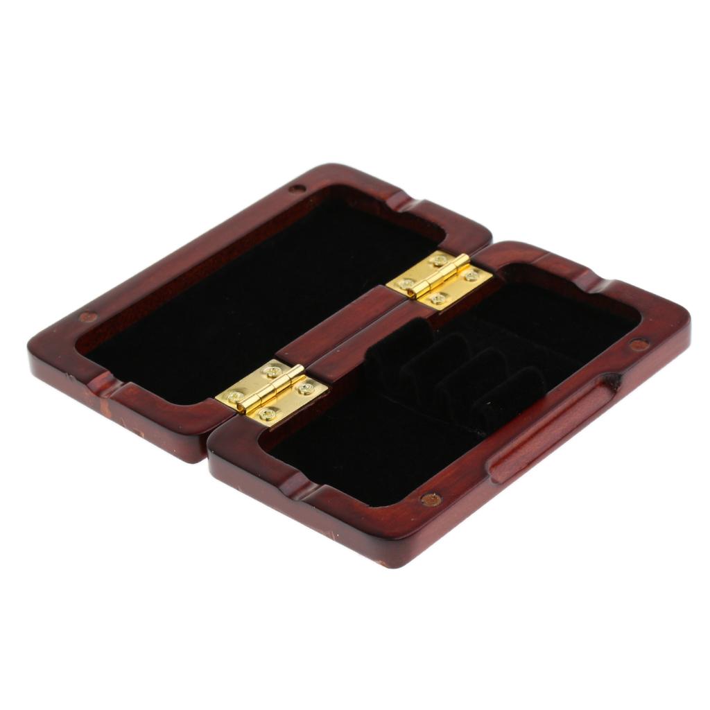 Wooden Oboe Reed Storage Oboe Reed Case Holder Box Protector 95x50x14mm for 3pcs Reeds Musical Instruments & Gear