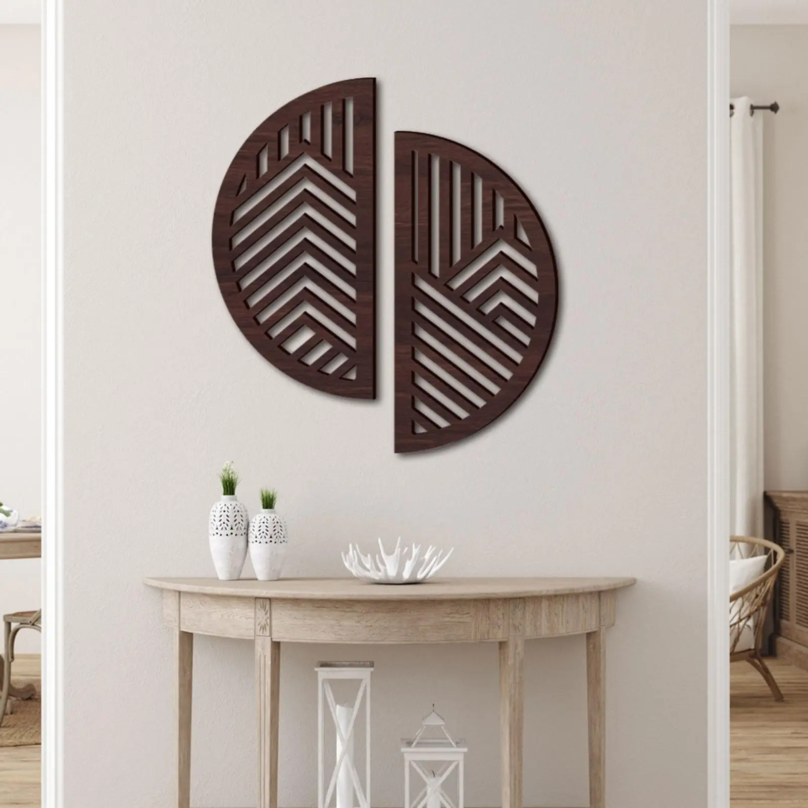 Creative 3D Wooden Wall Art Wall Art Accent Basswood for Bedroom Home