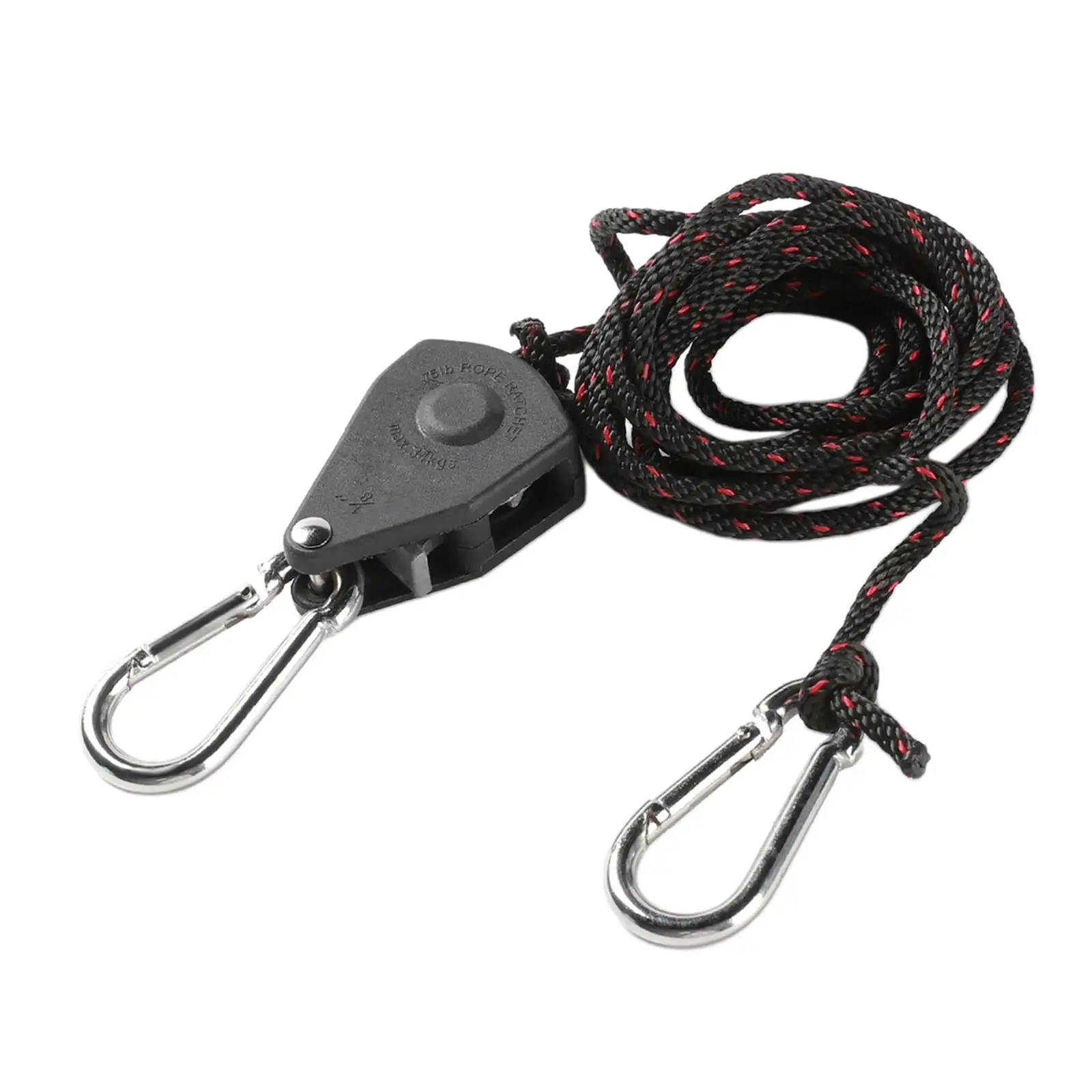 Rope Hanger for Grow Light Canopy Fix Rope Rope Hook Hanger 7.87ft Long Camping