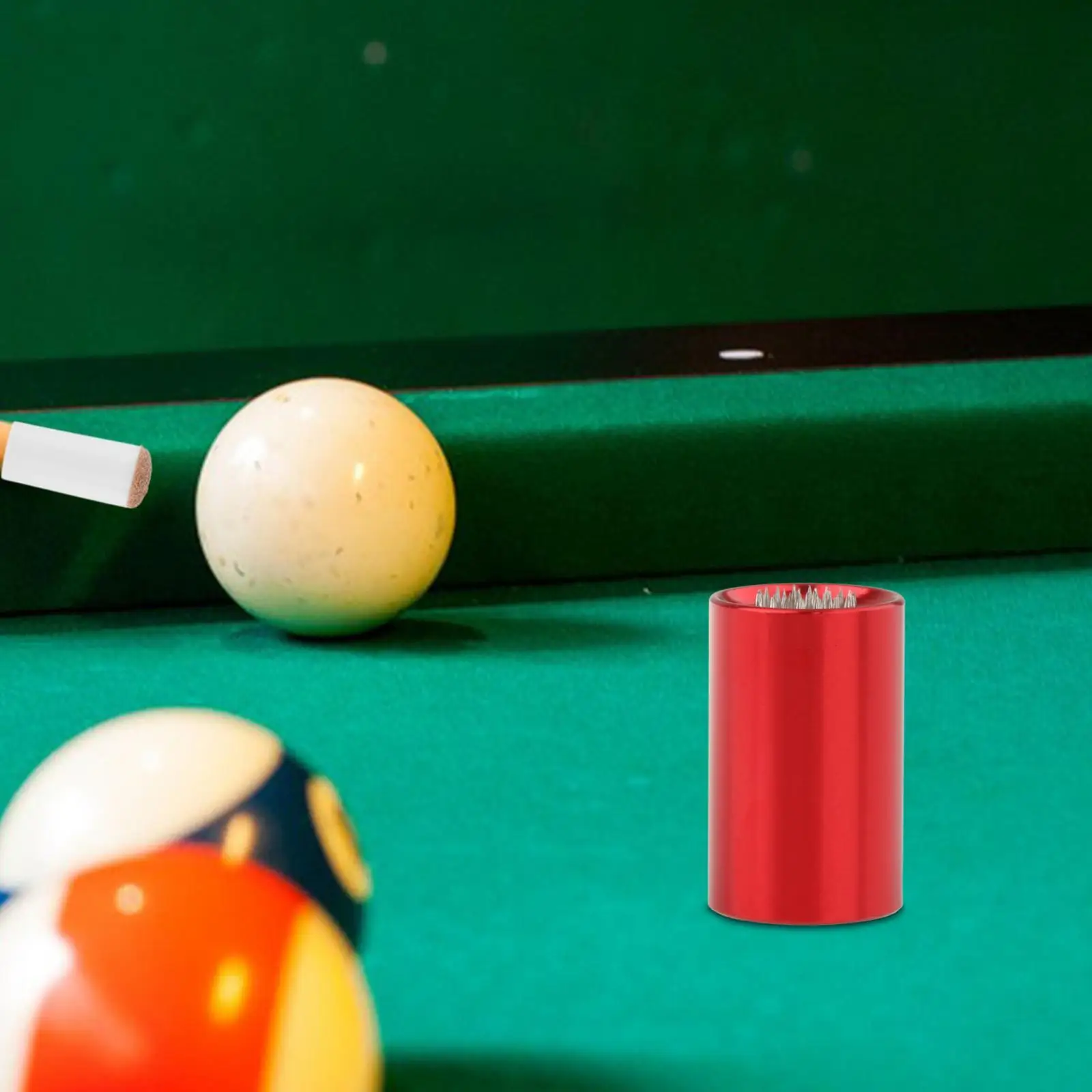 Snooker Cue Tip Shaper Tapper, Cue Tips Aerator, Premium 2 in 1 Cue Stick Shaper Billiard Pool Cue Tip Tools Snooker Supplies