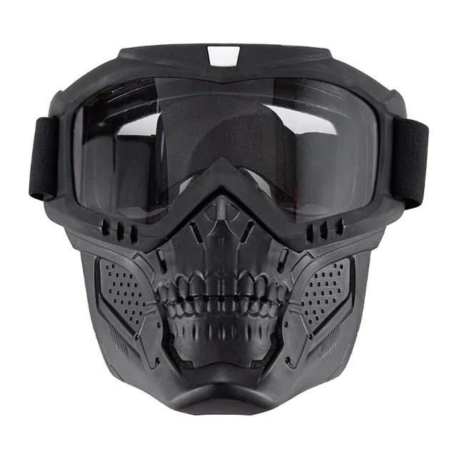 2024 New Motorcycle Helmets Face Mask Shield Goggles Detachable Eyewear -  AliExpress
