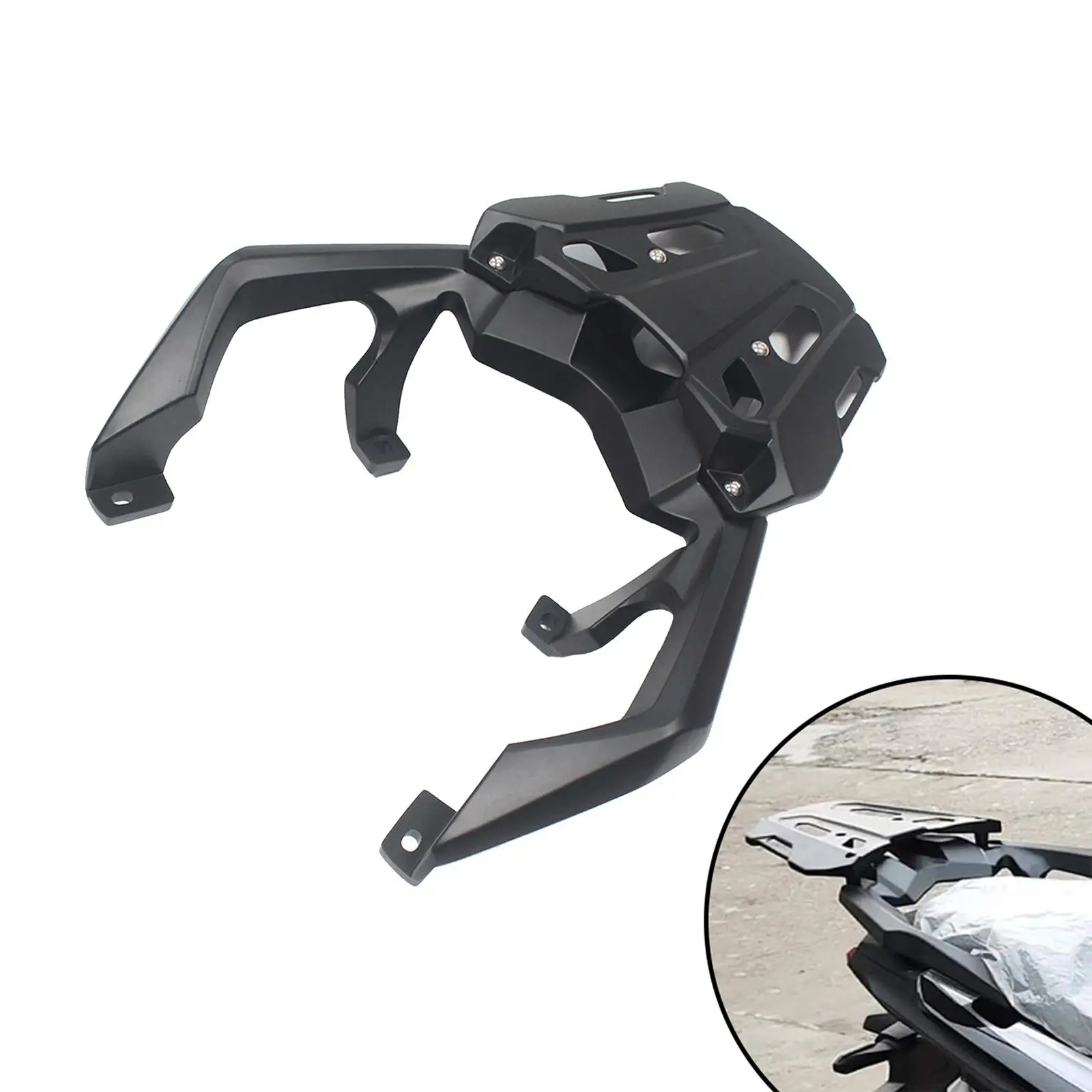 Black Rear Luggage Rack Seat Holder Bracket for Replacement