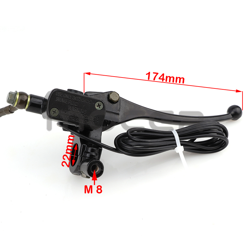 Citycoco Electric Bicycle Electric Scooter Front and Rear Brake Assembly Brake Handle disc Brake Applicable For Harley China