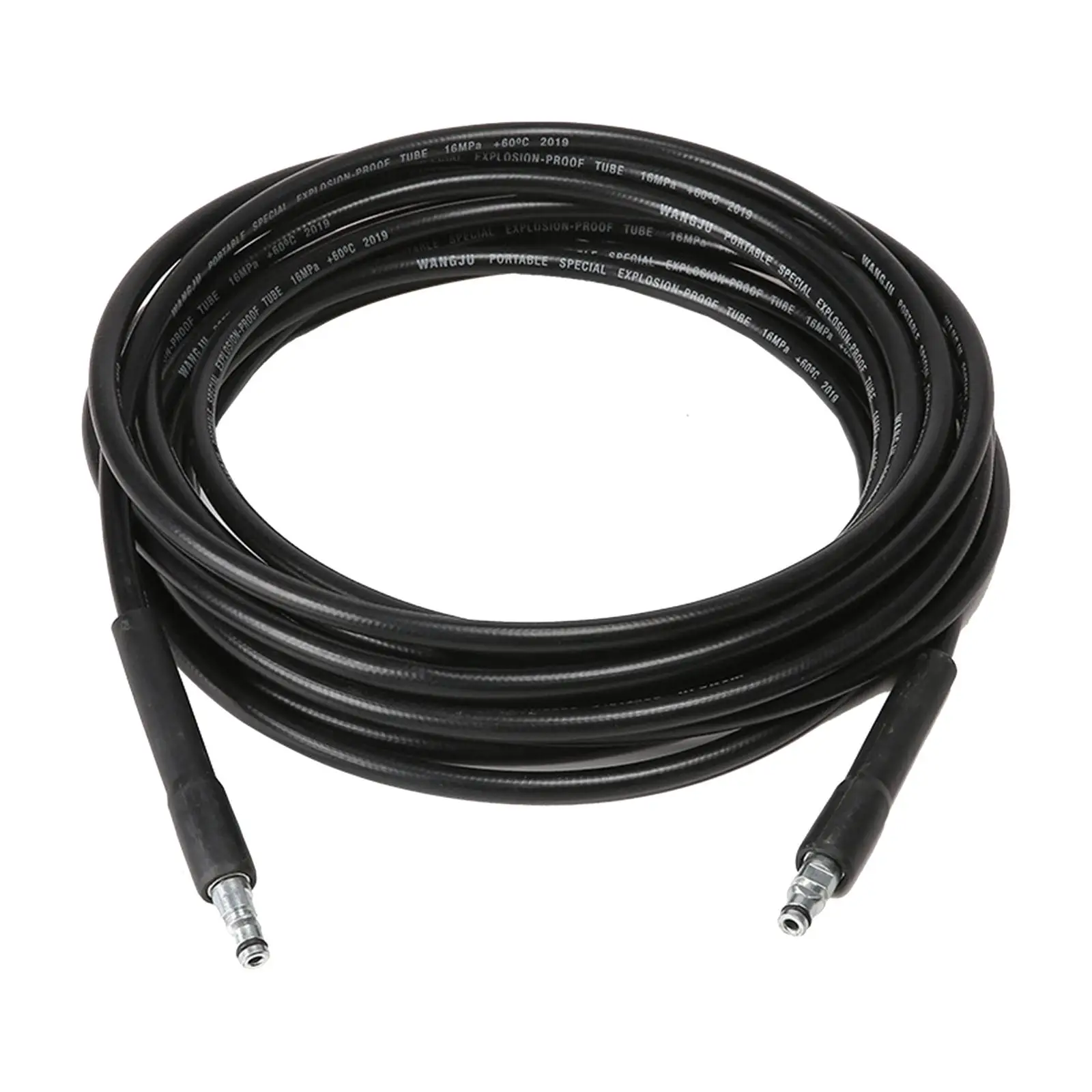 High Pressure Replacement Hose 49ft Rubber for Power Washer Accessories Replacement Parts Pressure Washing Extension Hose