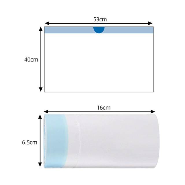 Commode Liners Toilet Bags Universal Drawstring Bag Commode Chair Disposable Large Strong for Elderly Travel Camping