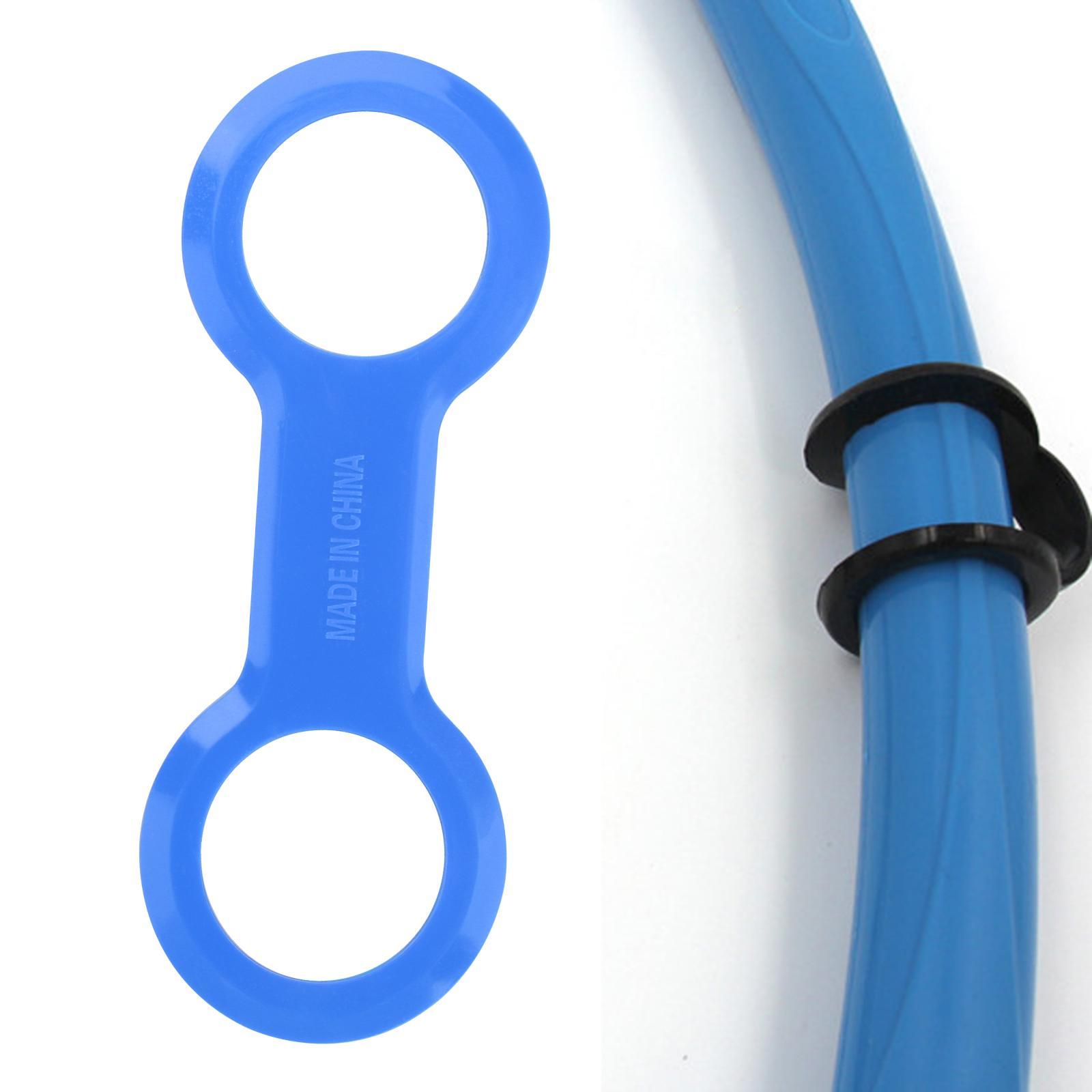 Scuba Dive Mask Strap Retainer Snorkel Keeper Diving Attachment Clip 8 shape buckle Snorkel Keeper Holder