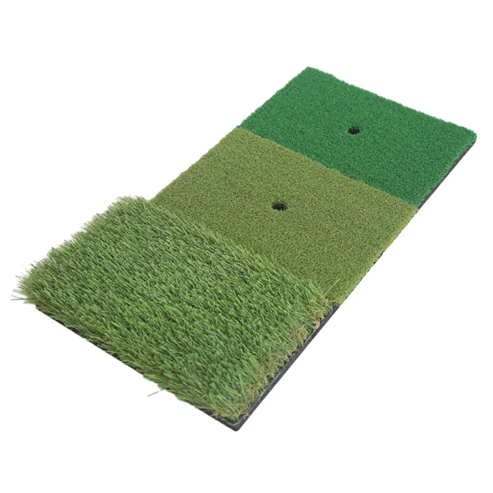 Golf Hitting Pad Collapsible 3in1 Putting Mat for Indoor Garages Home Office