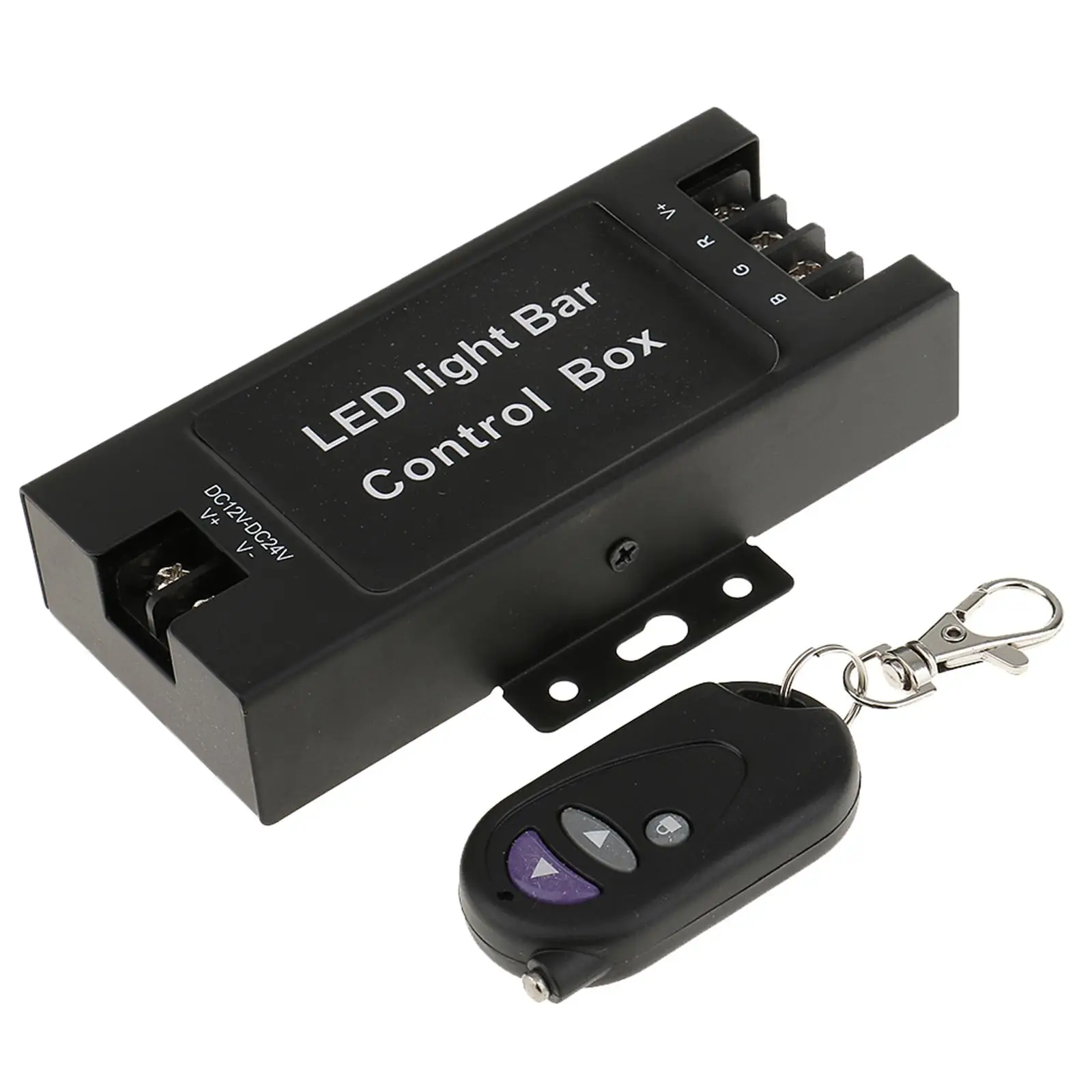 12V-24V LED Light Bar Battery Box Flash Strobe Controller + Wireless Remote