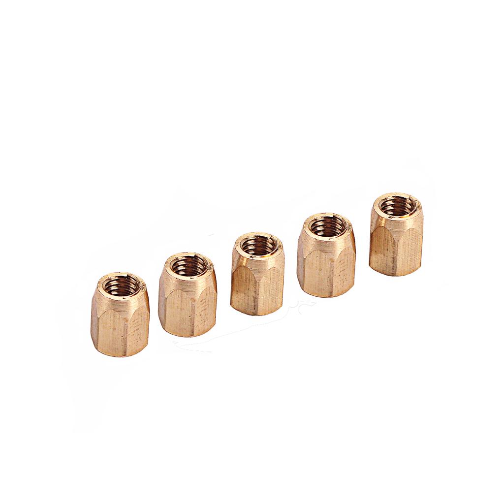 5x Brass Guitar  Rod Nut for Electric Guitar Bass accessories