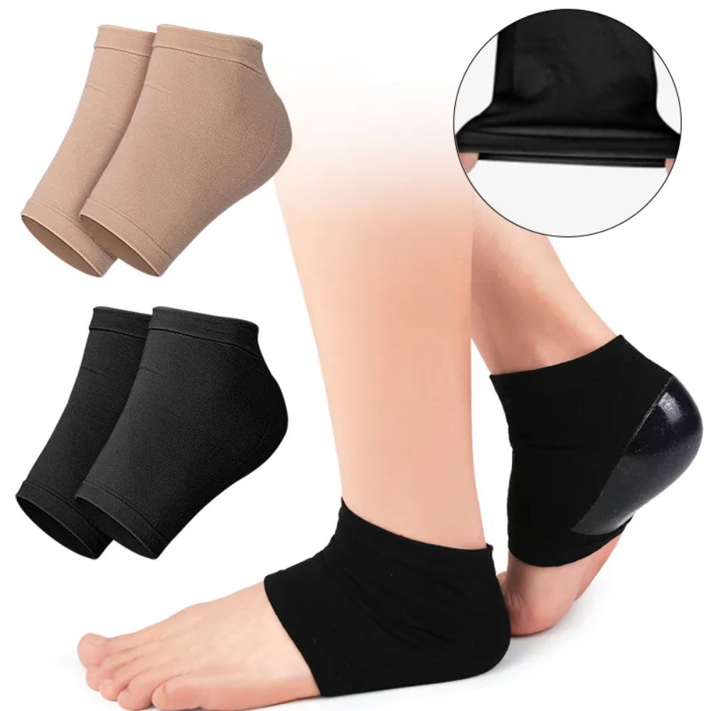 Best of 2Pcs Heel Protector Silicone Heel Moisturizing Socks Anti-Crack Protective Cover Plantar Fasciitis Pain Relief Foot Care Tool Reviews & Tips