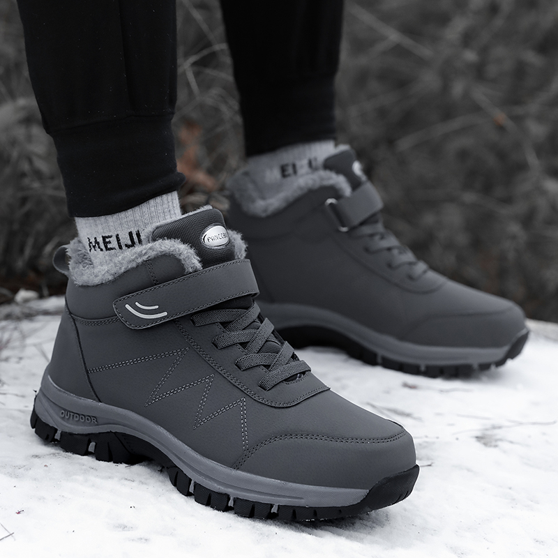 Title 28, Winter Men Ankle Boots Keep Warm Comfortable Sn...