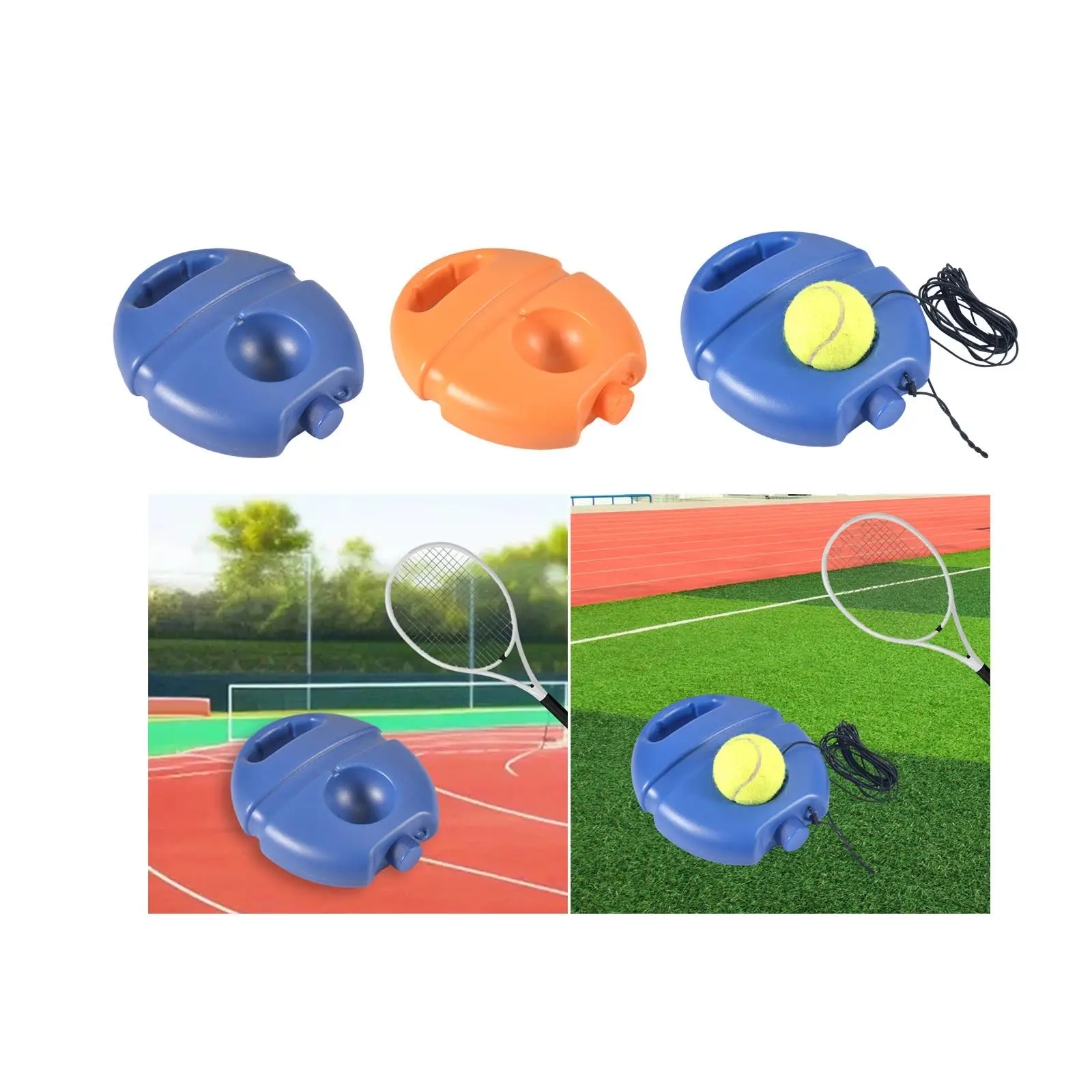 Tennis Trainer Base, Single Player Pickleball Trainer Base, Tennis Training Supplies for Kids Adults Outdoor Indoor, Durable