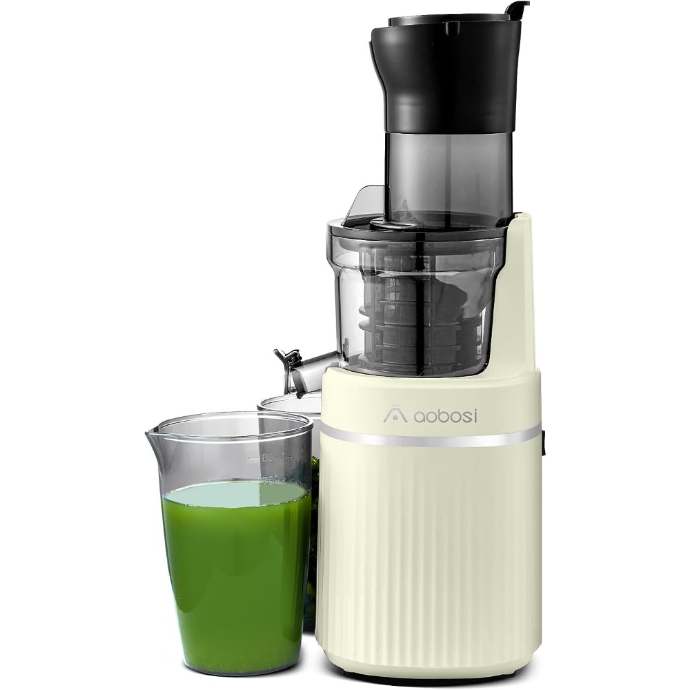 Title 1, 2023 Aobosi Cold Press Juicer Machine 80MM Lar...