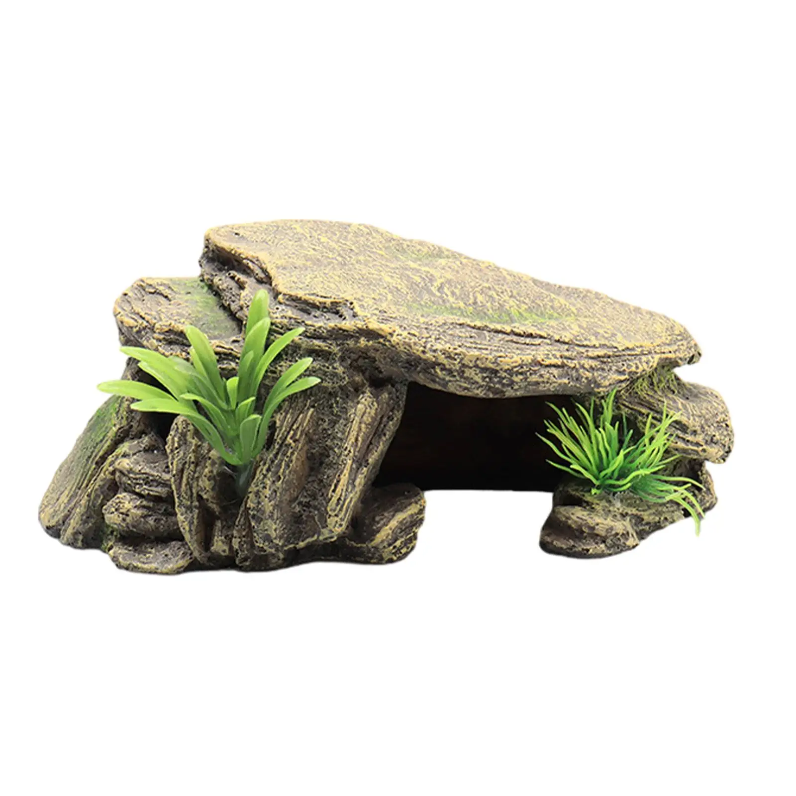 Aquarium Decoration Landscaping Stone Reptile Resting for Turtles Fish Frogs