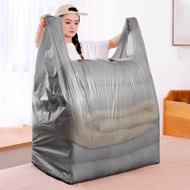 10Pcs 125cm Moving Packing Bag Extra large Moisture proof Extra Thick HDPE Hand Luggage Clothes Storage Bag Quilt Storege Bag AliExpress