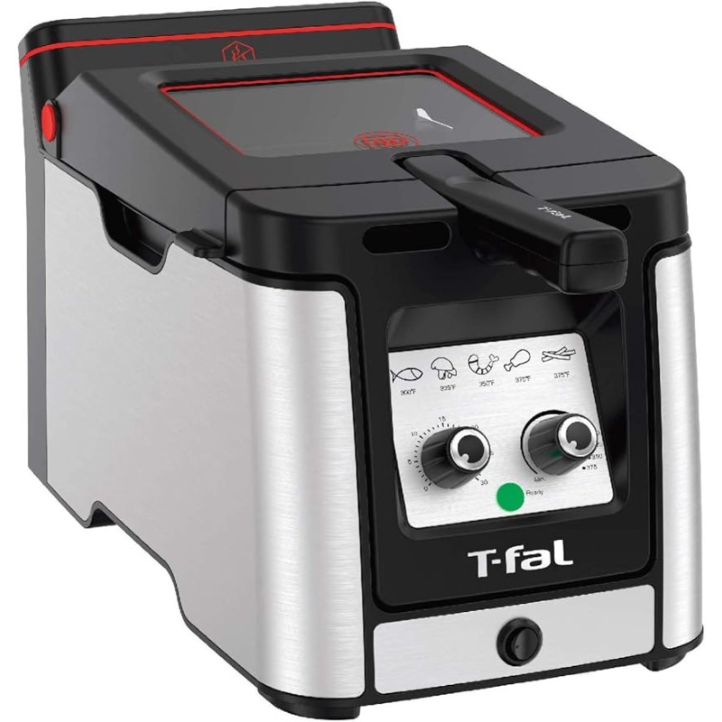 Title 1, T-Fal Electrics Stainless Steel Deep Fryer with...