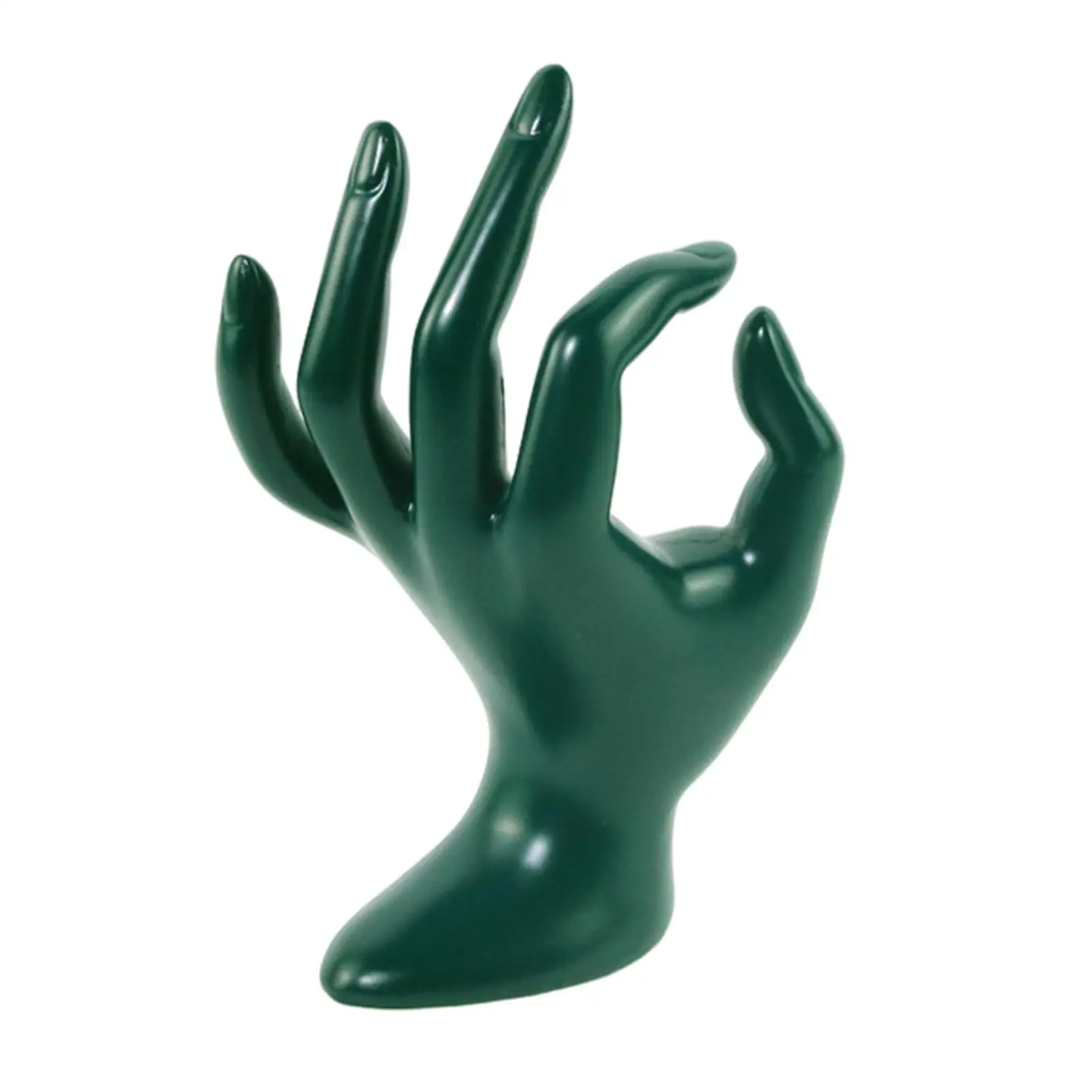 Hand Jewelry Display Holder, Hand Shape, Creative Necklace Organizer Stand Support, Holder Hand Chain   Display, Green
