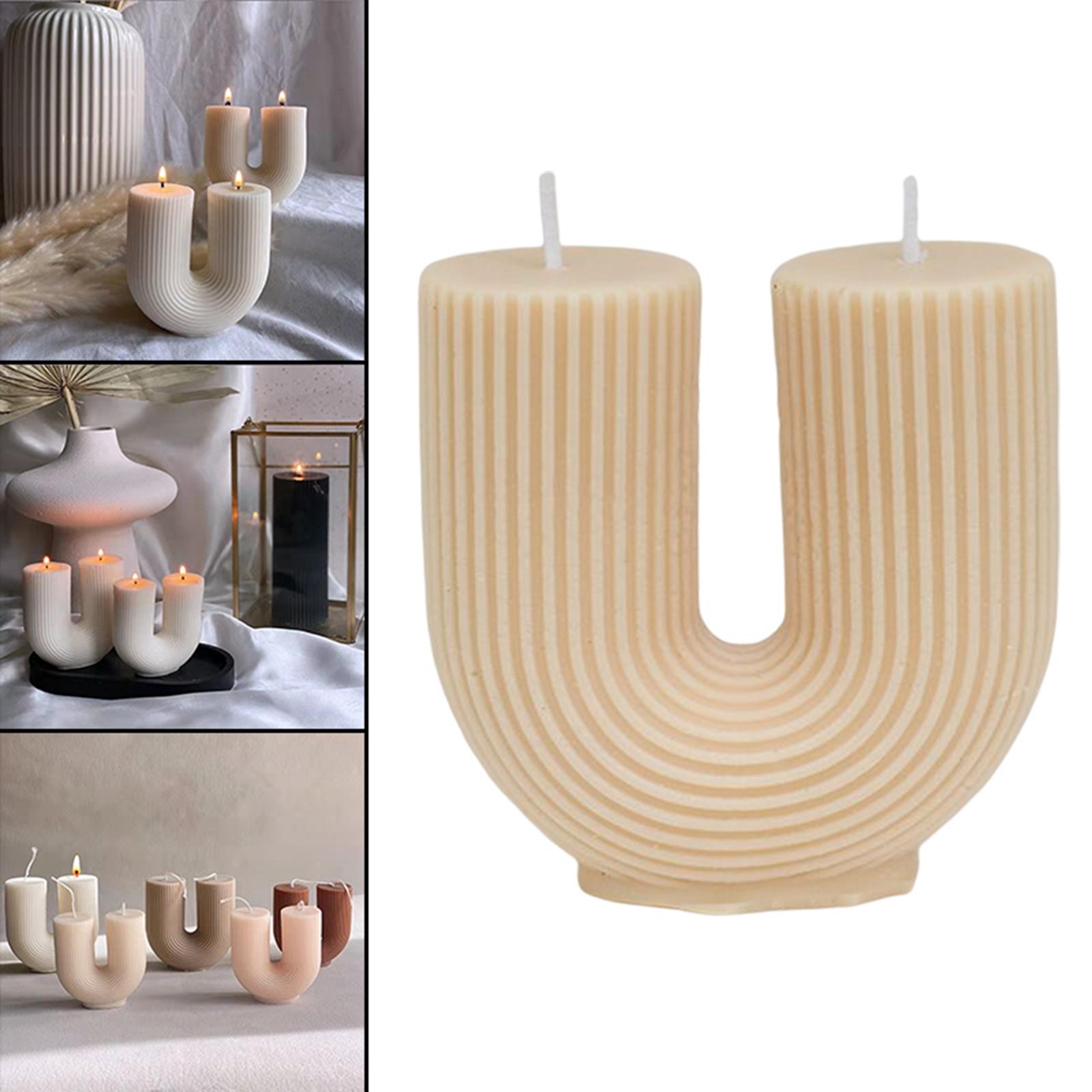 Geometric Scented Candles Home Decorative Soy Candle