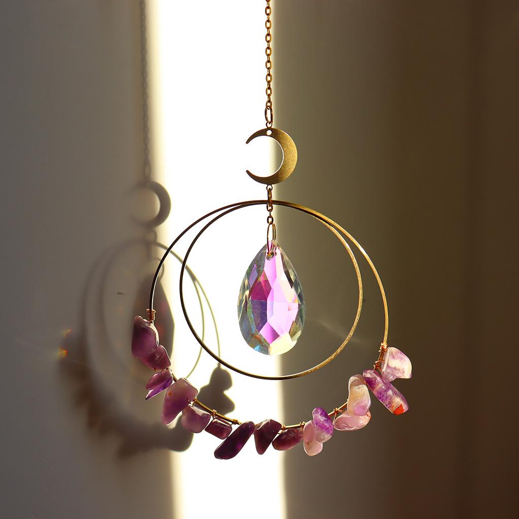 Crystal Chandelier Bead Ball Pendants Hanging  Prisms for Wedding Gift, Indoor Outdoor Decor