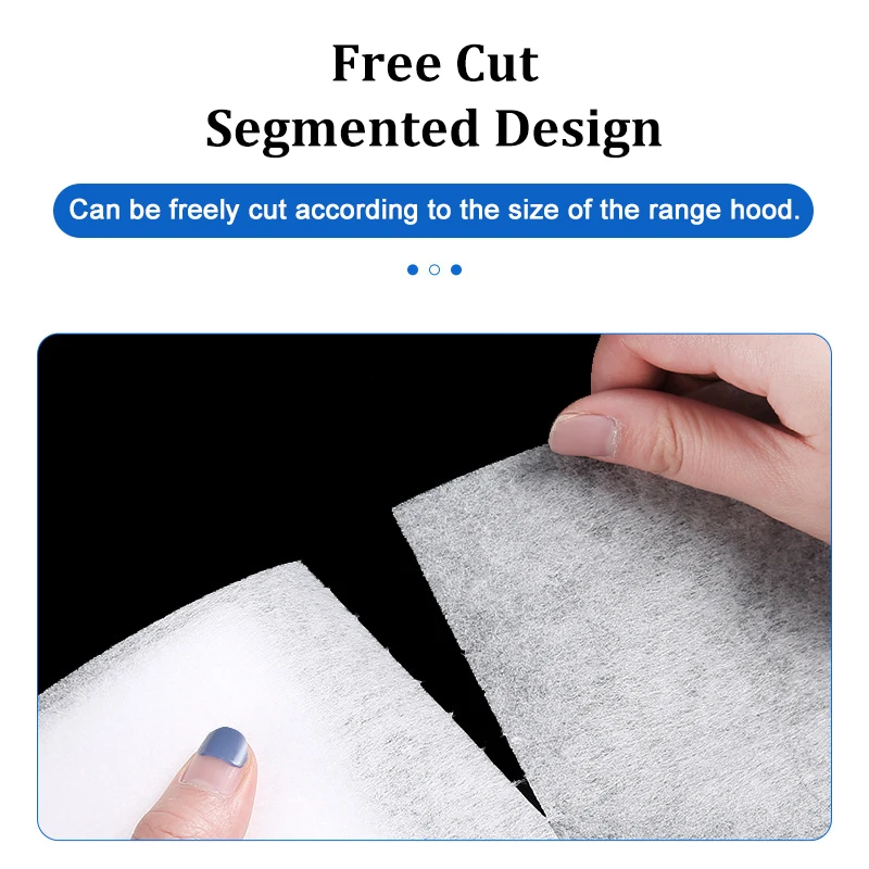 46cmx5M Kitchen Oil Filter Paper Non-woven Absorbing Paper Anti Oil Cotton Filters Cooker Hood Extractor Fan Protection Filter