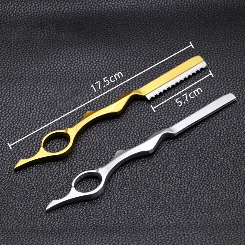 Best of Hair Cutting Knife Thinner Thinning Razor Blade Straight Salon Hairdressing Razor Stick Hair Cutter Rotary Barber Accessories Reviews & Tips - Image 3