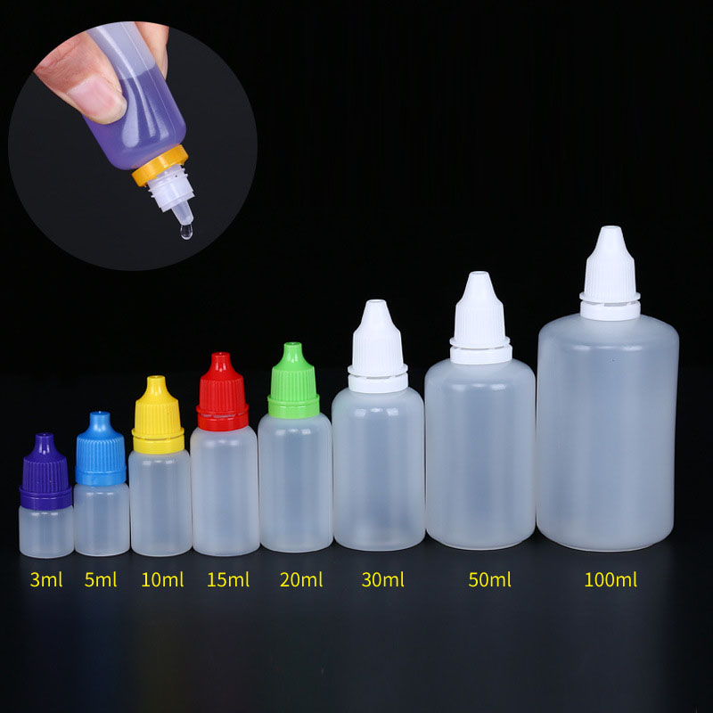 Best of Wholesale 5Pcs 5ML / 10ML / 15ML / 20ML / 30ML / 50ML / 100ML Plastic PE Eyes Liquid Dropper Bottles Empty Squeeze Travel Paint Containers Reviews & Tips